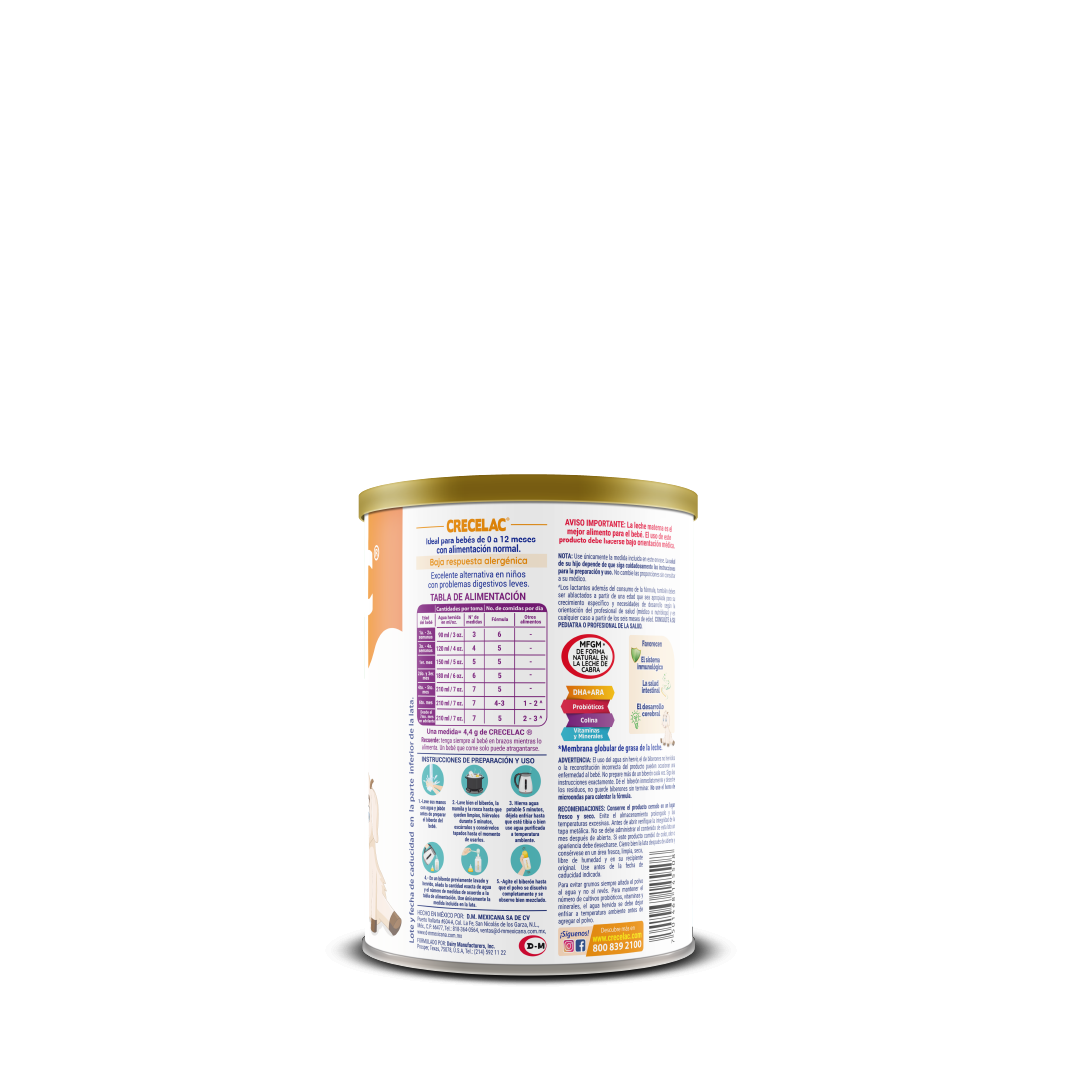 12 Pack Fórmula Crecelac Bebé 0-12 Meses 400gr