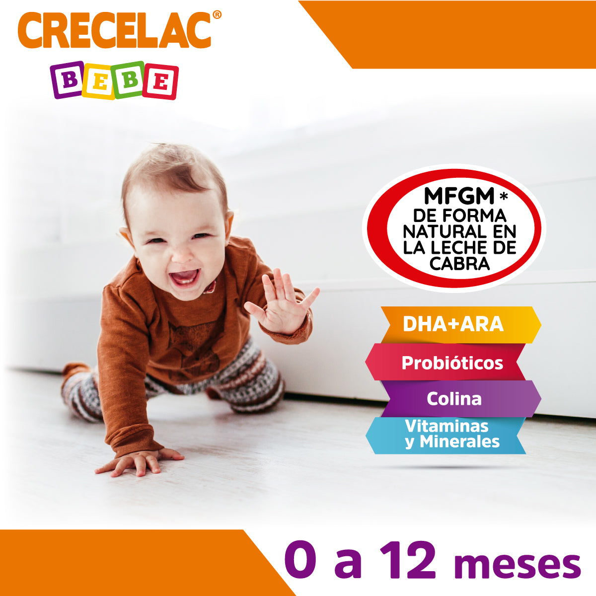 Fórmula Crecelac Bebé 0-12 Meses 800gr