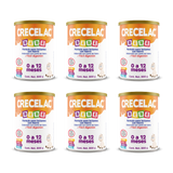 6 Pack Fórmula Crecelac Bebé 0-12 Meses 800gr