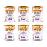 6 Pack Fórmula Crecelac Bebé 0-12 Meses 800gr