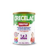 6 Pack Fórmula Crecelac Firstep 1-3 Años 800gr