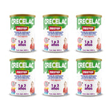 6 Pack Fórmula Crecelac Firstep 1-3 Años 800gr