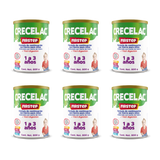 6 Pack Fórmula Crecelac Firstep 1-3 Años 800gr