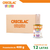 12 Pack Fórmula Crecelac Bebé 0-12 Meses 400gr