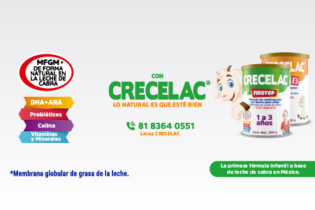 CRECELAC® | Fórmula Infantil a Base de Leche de Cabra